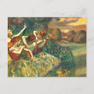 Four Dancers  Edgar Degas  Postcard