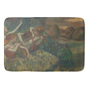 Four Dancers, Impressionist Painting, Edgar Degas Bath Mat