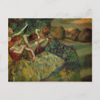 Four Dancers Postcard