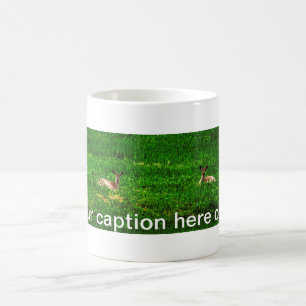 Four deer mug coffee cup