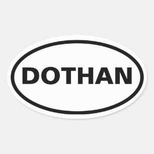 FOUR Dothan, Alabama Oval Sticker