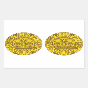 FOUR Double Cuzco Coat of Arms Sticker