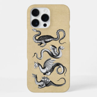 Four Dragons Sepia iPhone 16 Pro Max Case