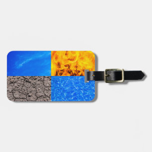 Four Elements Luggage Tag