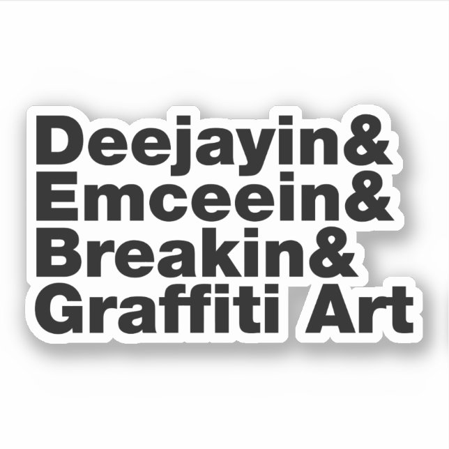 Four Elements of Hip Hop (Front)