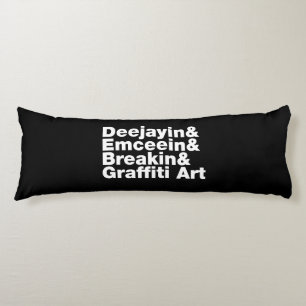 Four Elements of Hip Hop Body Pillow