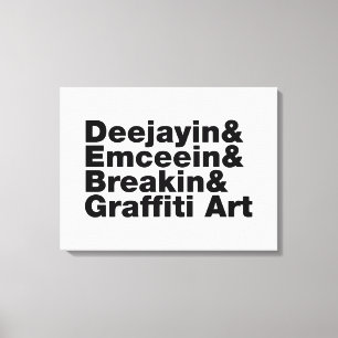 Four Elements of Hip Hop Canvas Print