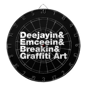 Four Elements of Hip Hop Dartboard