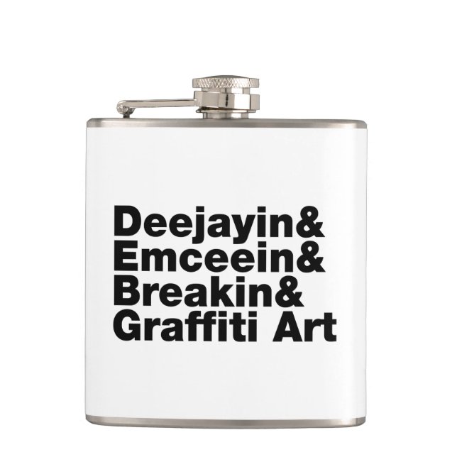 Four Elements of Hip Hop Flask (Front)