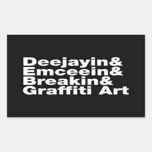 Four Elements of Hip Hop Sticker