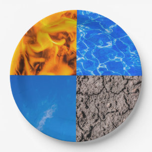 Four Elements Paper Plate
