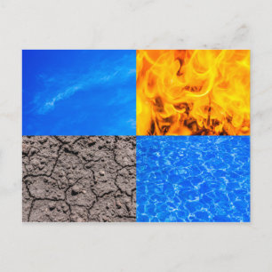 Four Elements Postcard