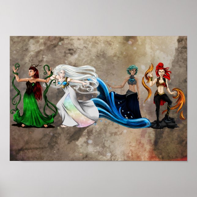 Four Elements Poster (Front)