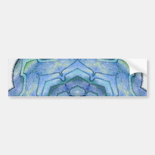Four Elements Water Mandala Bumper Sticker