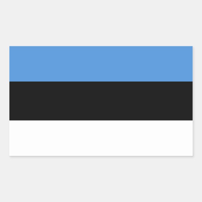 FOUR Estonia National Flag Sticker (Front)