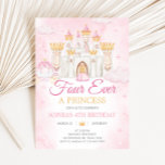 Four Ever a Princess Birthday Party Invitation<br><div class="desc">Wow your guests with this adorable Princess birthday invitation,  perfect for setting the tone for your special day! Easily customizable and delivered digitally,  it’s a hassle-free way to impress everyone on your guest list.

110BD A</div>