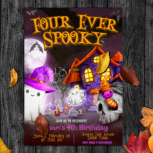 Four Ever Éffrayant - 4e Invitation anniversaire