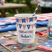 Four Ever Free! 4th Of July 4th Birthday Party