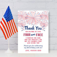 Four Ever Free! 4th Of July 4th Birthday Party