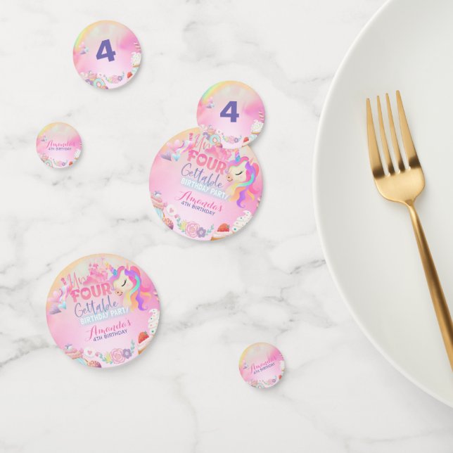 Four ever sweet unfourgettable confetti (Group)