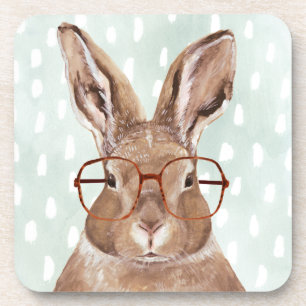 Four-Eyed Forester Bunny Rabbit Coaster