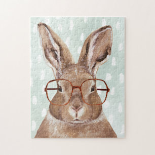 Four-Eyed Forester   Bunny Rabbit Jigsaw Puzzle