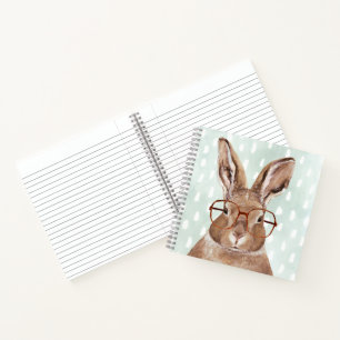 Four-Eyed Forester Bunny Rabbit Notebook
