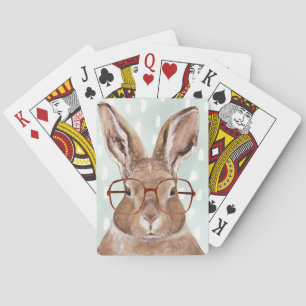 Four-Eyed Forester Bunny Rabbit Playing Cards