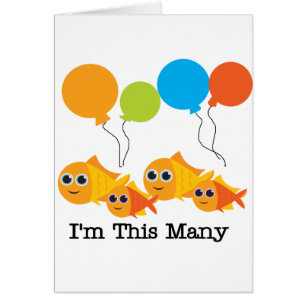 Four Fish I'm This Many Tshirts and Gifts