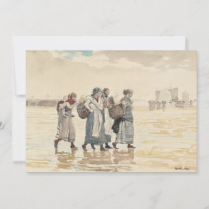 Four Fishwives on the Beach   Winslow Homer