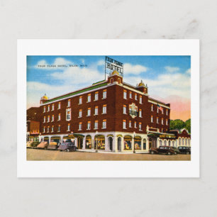 Four Flags Hotel, Niles, Michigan Postcard