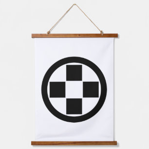 Four flagstones in circle hanging tapestry
