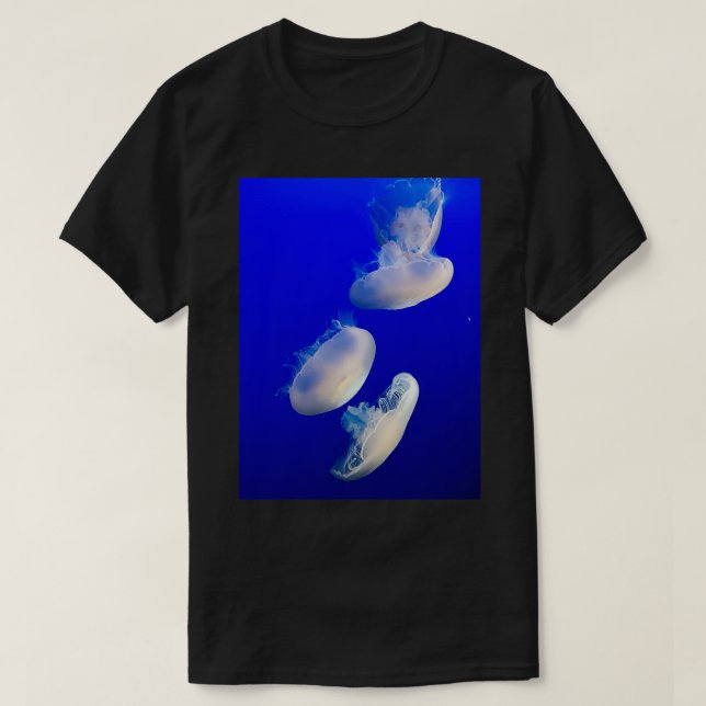 Four Floating Jellyfish T-Shirt (Design Front)