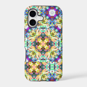 Four Flower Kaleidoscope iPhone Case