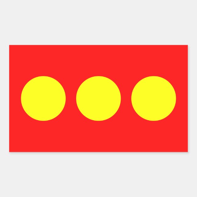 FOUR Freetown Christiania Flag Sticker (Front)