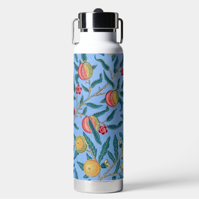Four Fruit Pattern, William Morris Water Bottle (Front)