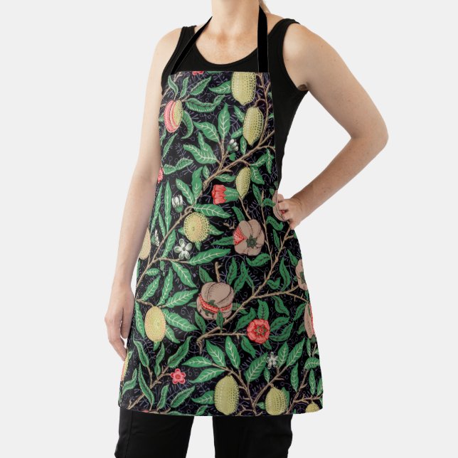 Four Fruit, William Morris Apron (Insitu)