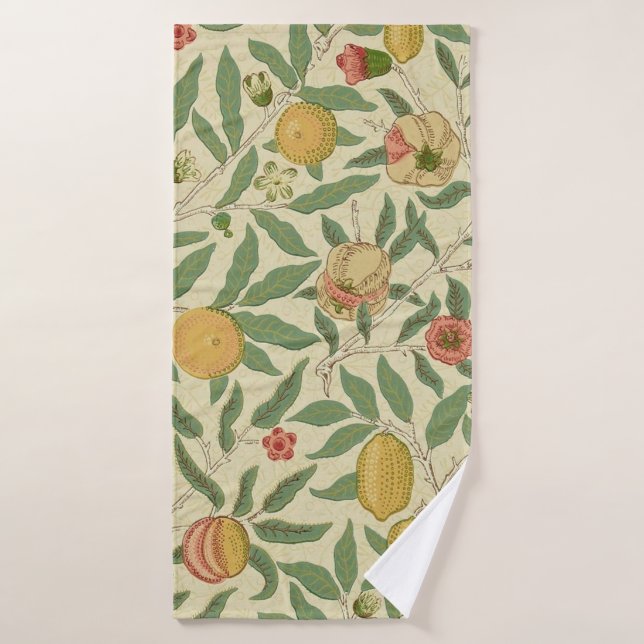 Four Fruit, William Morris Bath Towel (Bath Towel)