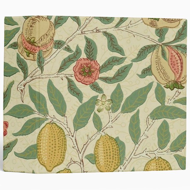 Four Fruit, William Morris Binder (Front/Spine)