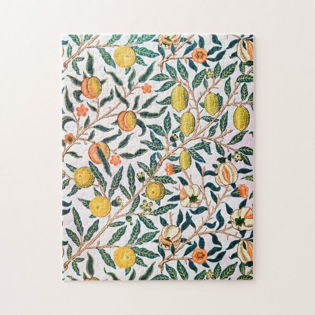 Four Fruit, William Morris Jigsaw Puzzle (Vertical)