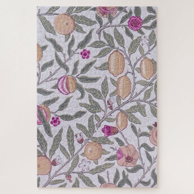 Four Fruit, William Morris Jigsaw Puzzle (Vertical)