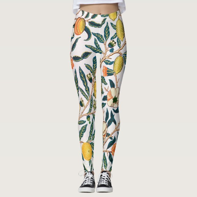 Four Fruit, William Morris Leggings (Front)