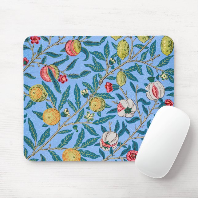 Four Fruit, William Morris Mouse Pad (With Mouse)