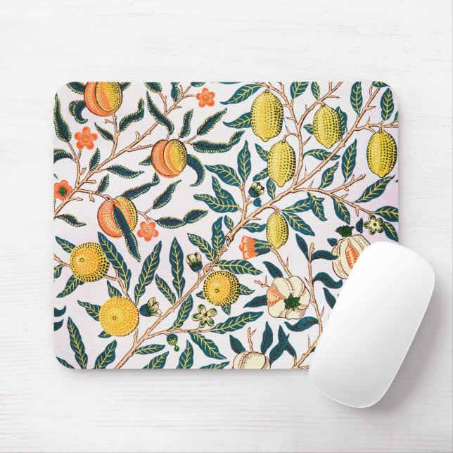 Four Fruit, William Morris Mouse Pad (With Mouse)