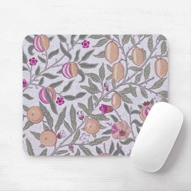 Four Fruit, William Morris Mouse Pad (With Mouse)