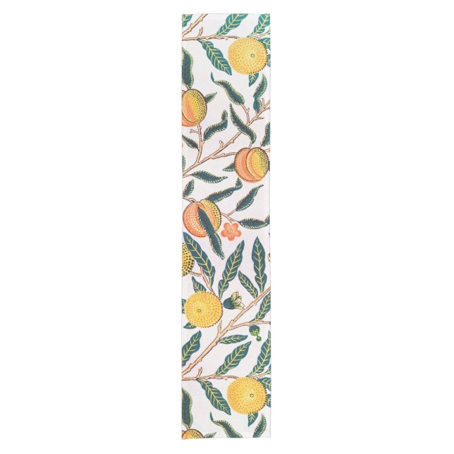 Four Fruit, William Morris Short Table Runner (Front)
