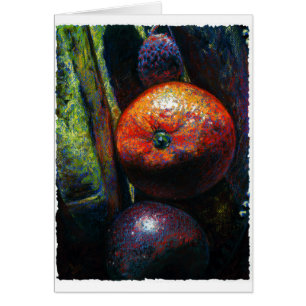 Four Fruits: Orange, Banana, Plum, Lychee