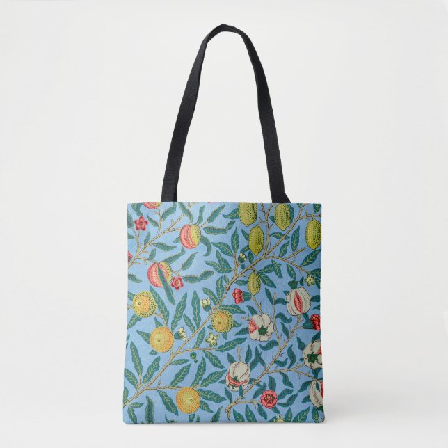 Four Fruits, pattern by William Morris Tote Bag (Front)