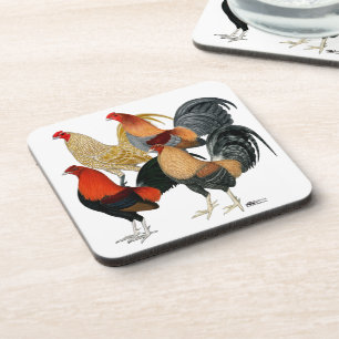 Four Gamecocks Coaster