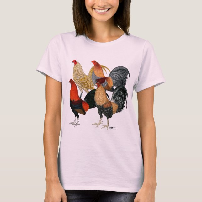 Four Gamecocks T-Shirt (Front)